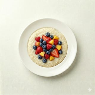 Grits with Fruit