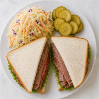 Cold Roast Beef Sandwich