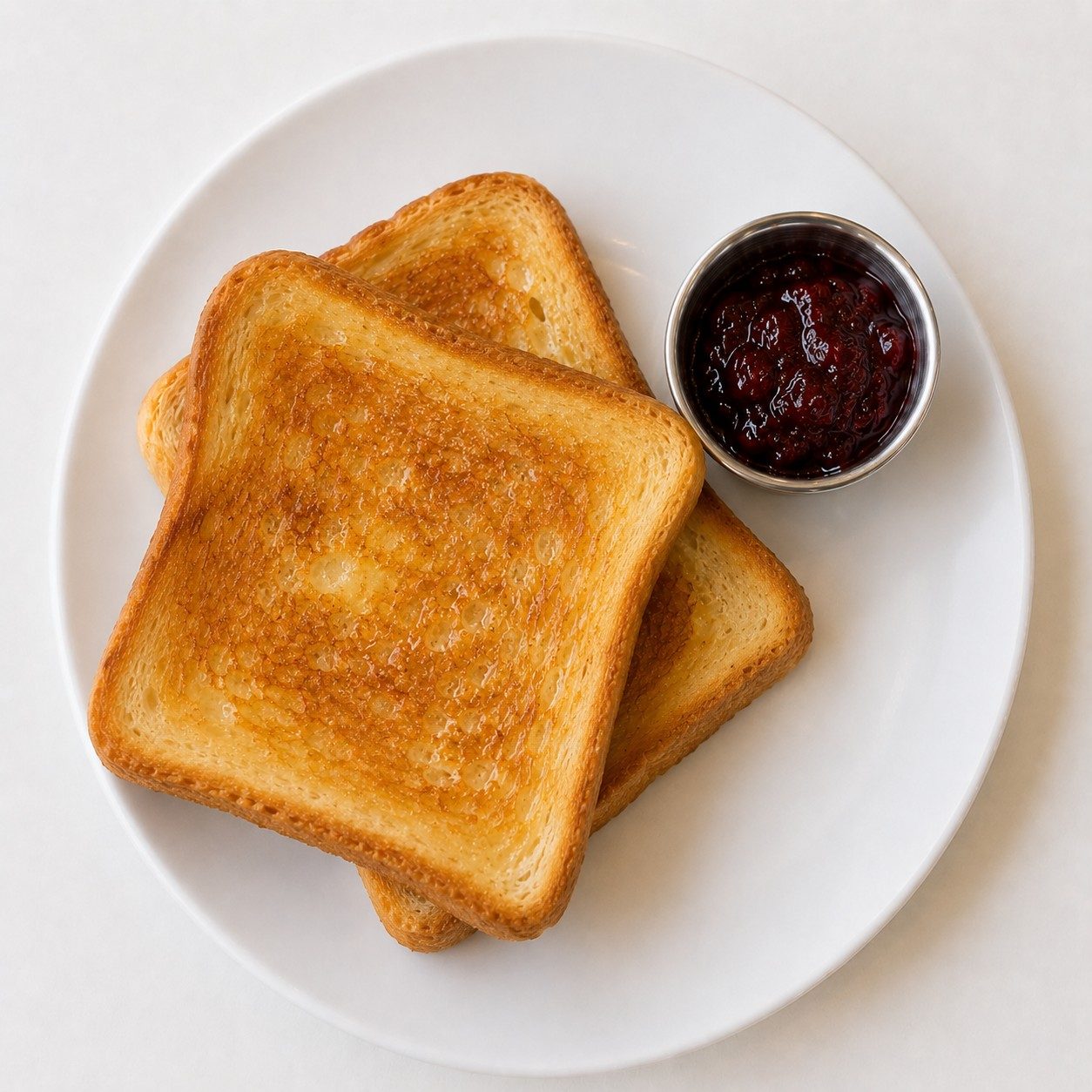 Golden Brown Buttered Toast.