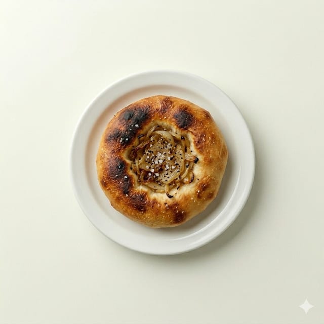 Toasted Bialy.