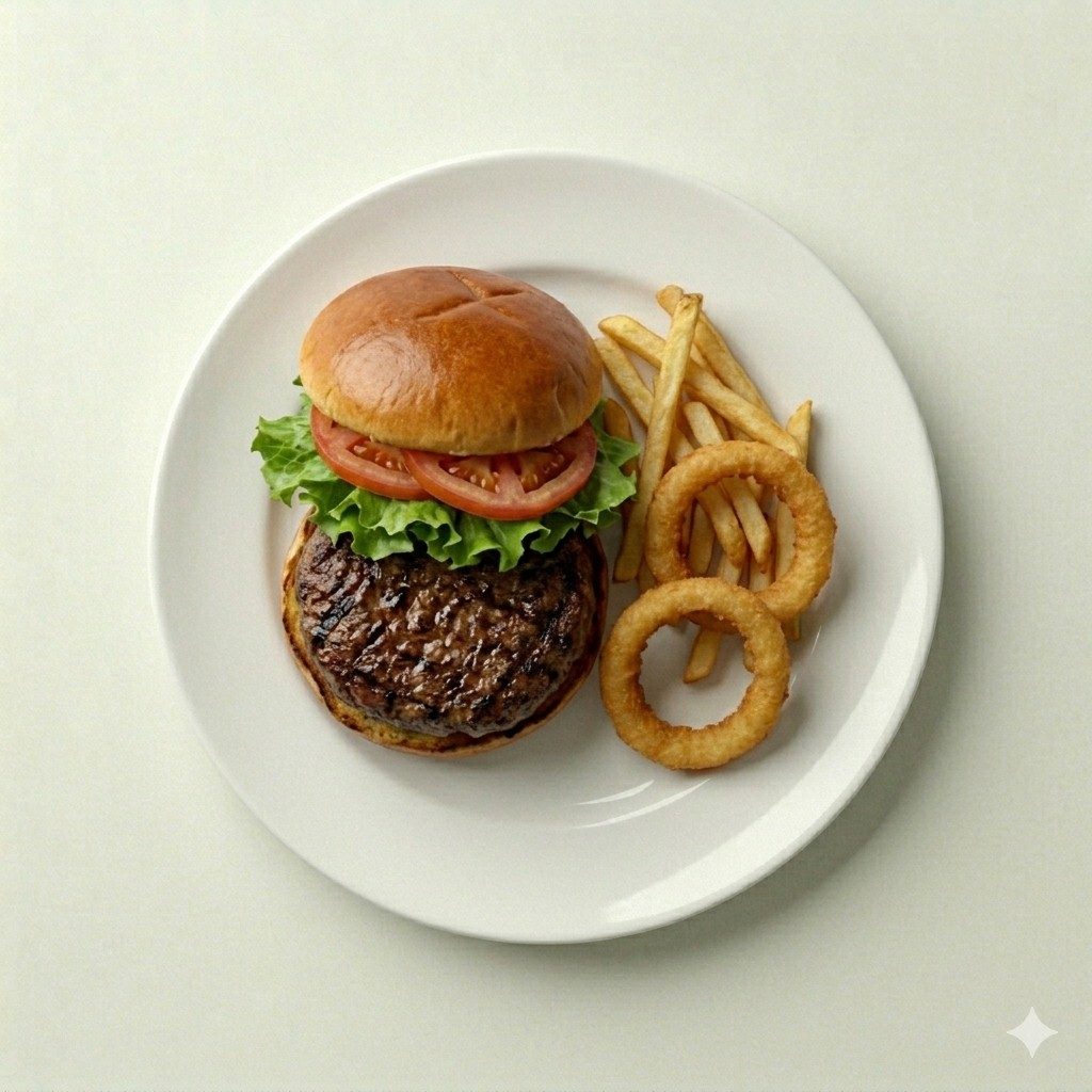 Hamburger Deluxe.