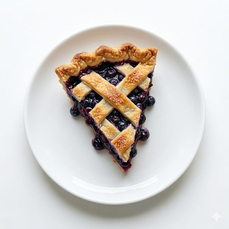 Indulge in our blueberry pie