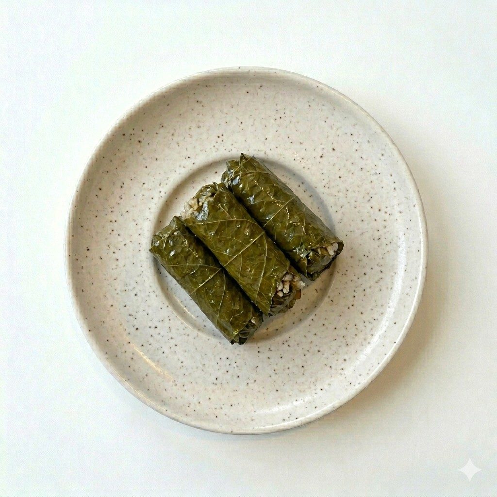 Stuffed Grape Leaves.