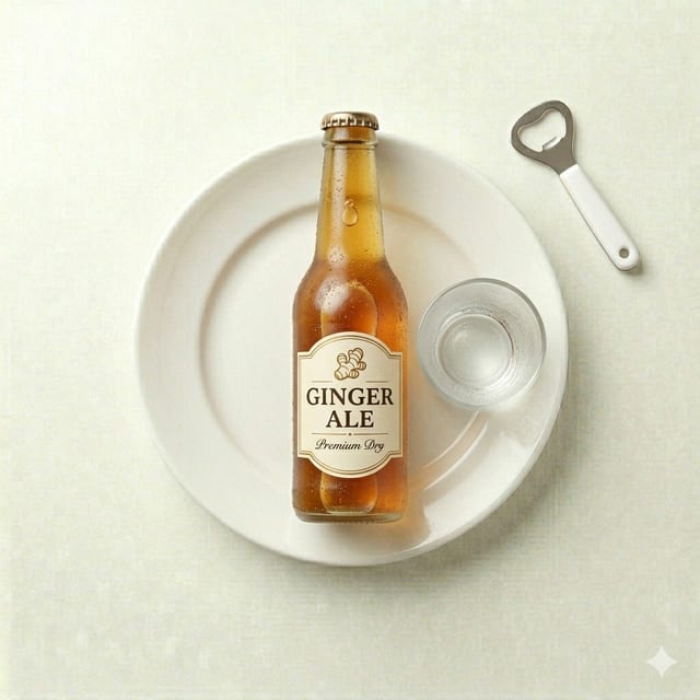 Ginger Ale Bottle.