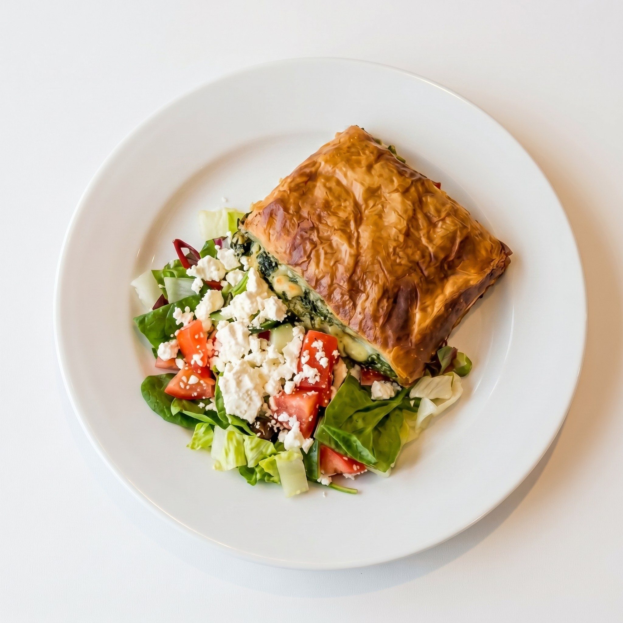 Homemade Spinach Pie.