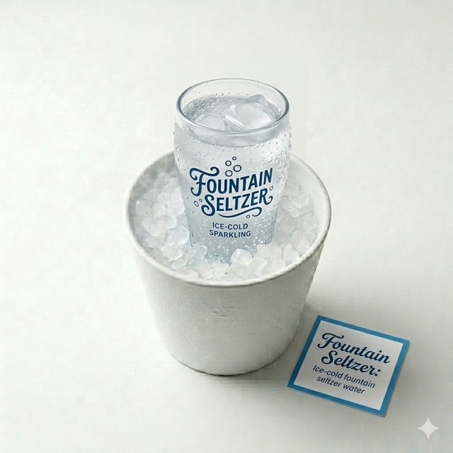 Fountain Seltzer.