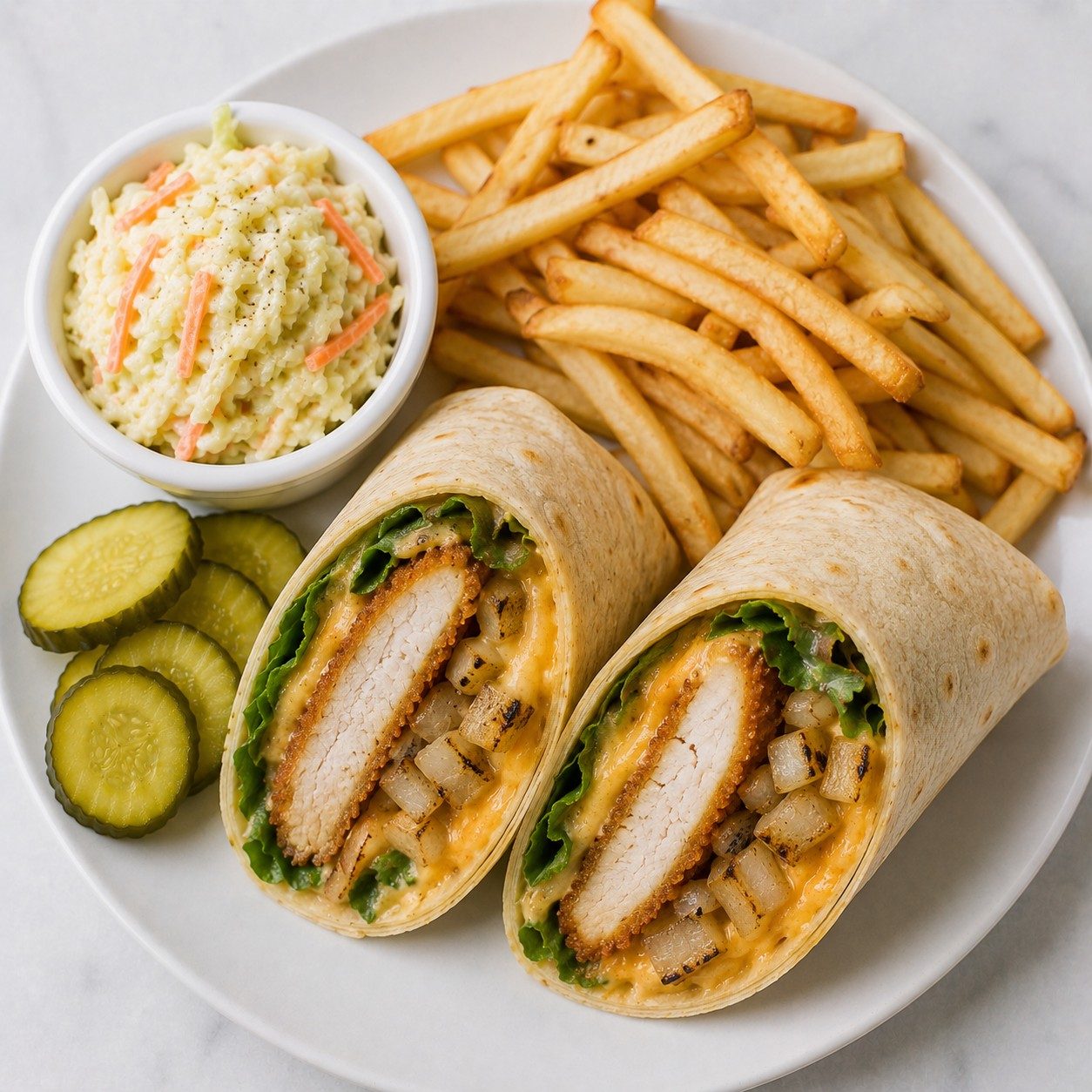 Chicken Melt Wrap.