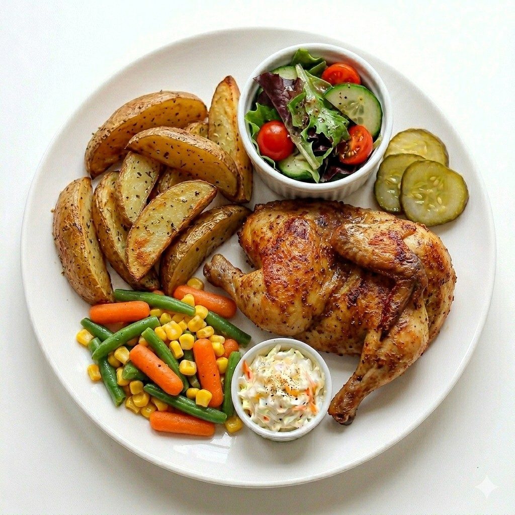 Half Roast Chicken.
