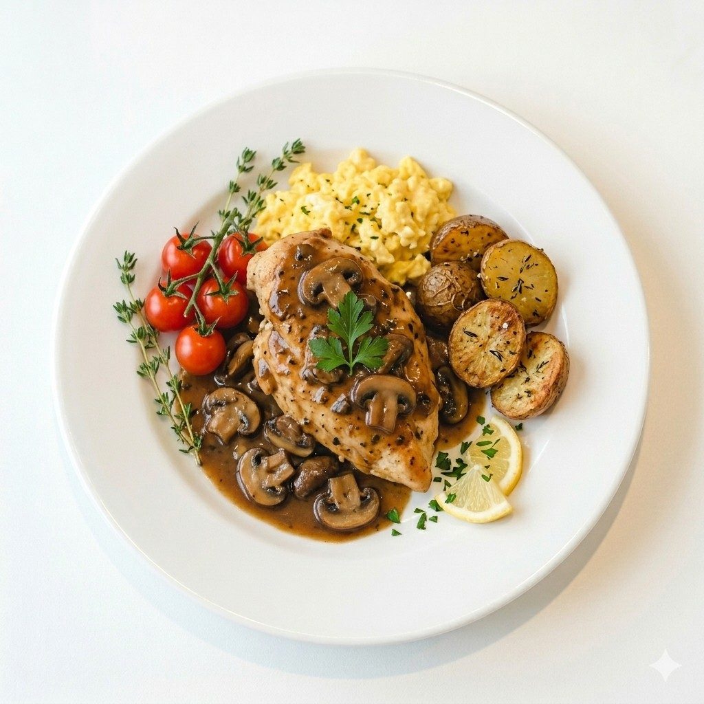 Chicken Marsala.