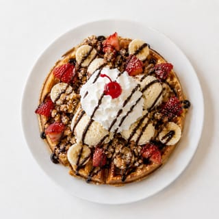 Super Sundae Belgian Waffle
