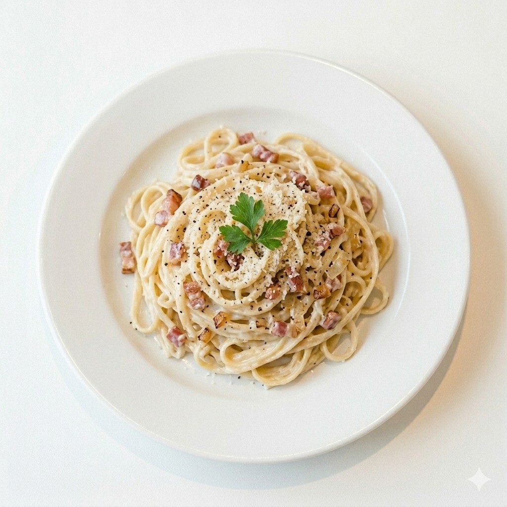 Pasta Carbonara.