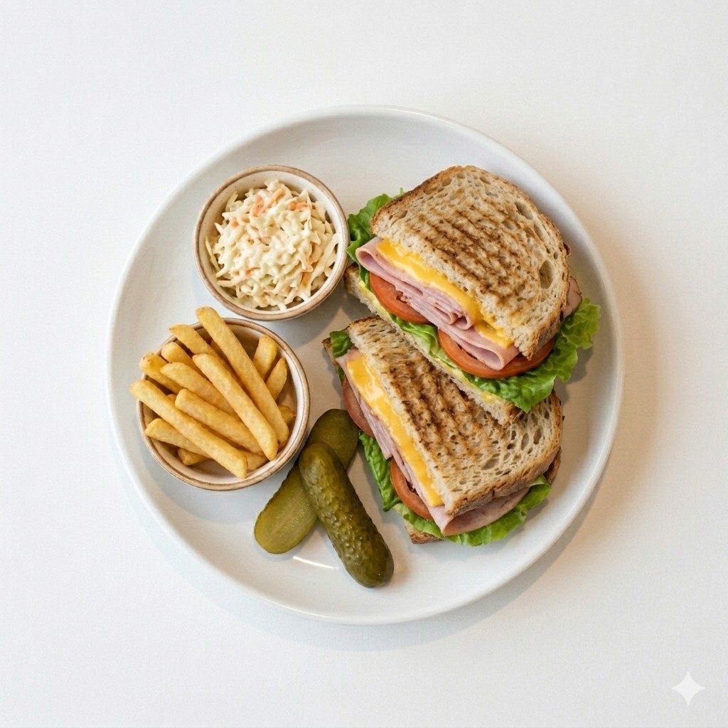Ham and Cheese Panini.