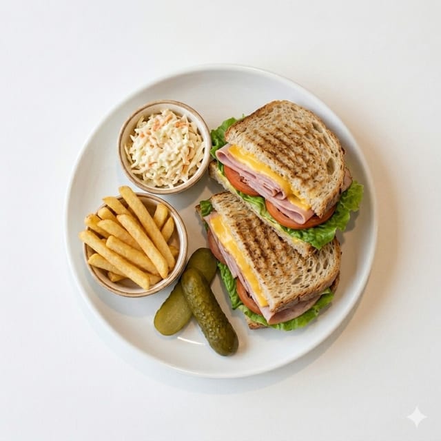 Ham and Cheese Panini.