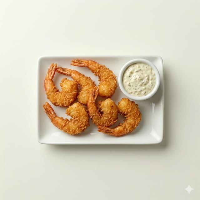 Fried Jumbo Shrimp.