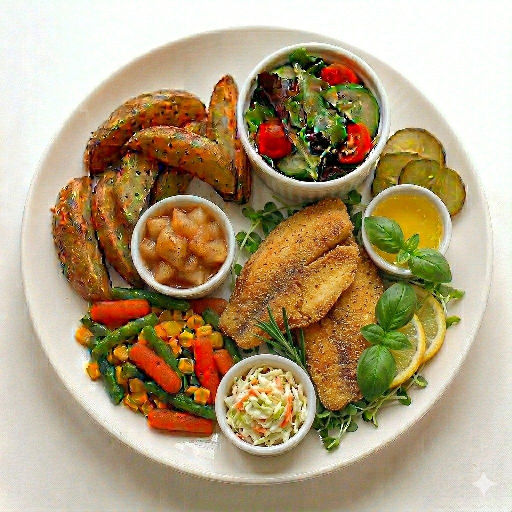 Fried Filet of Tilapia.