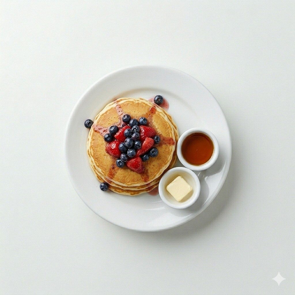 Pancakes with Topping.