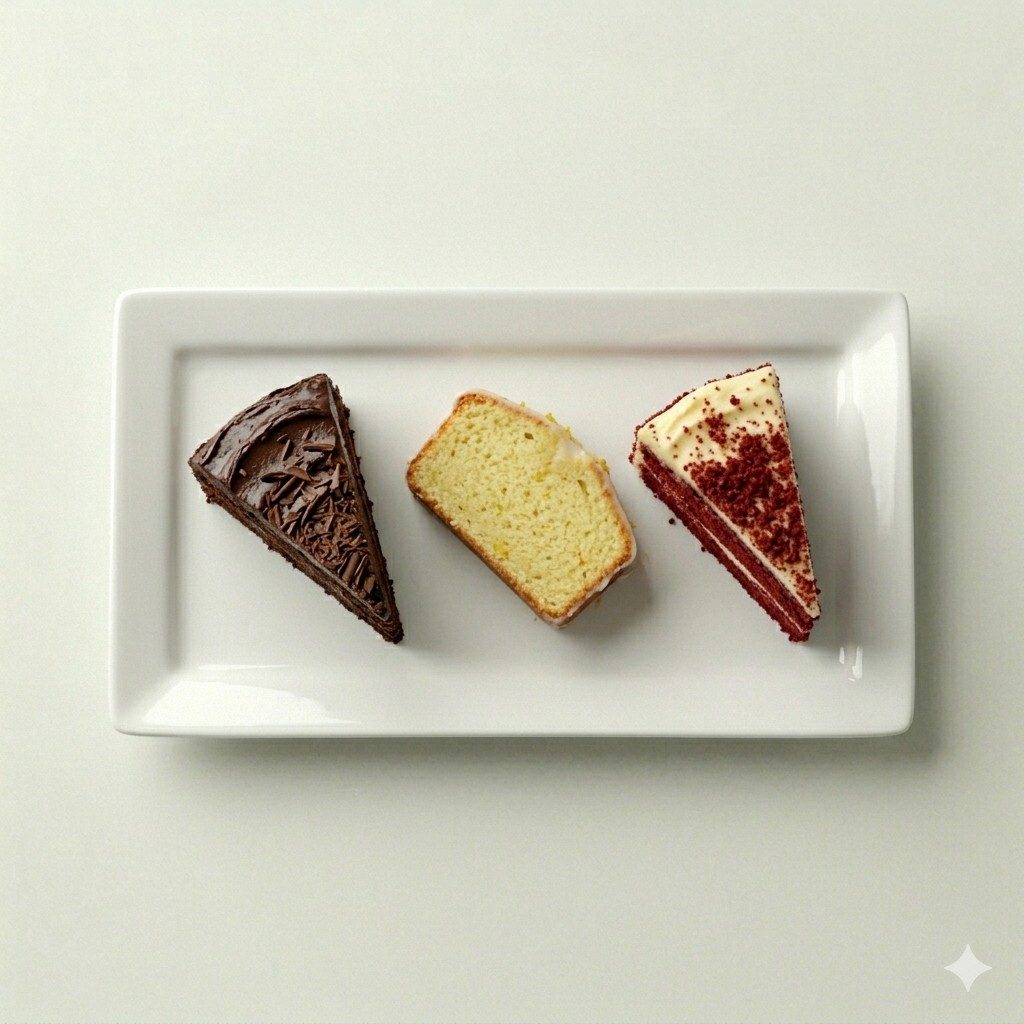 Assorted Cakes.