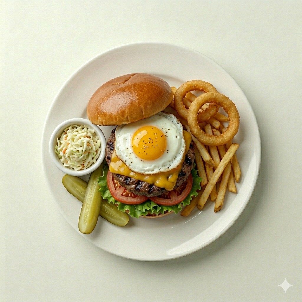 Texas Cheeseburger Deluxe.
