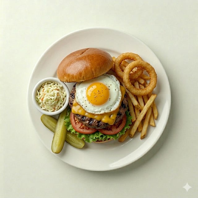 Texas Cheeseburger Deluxe.