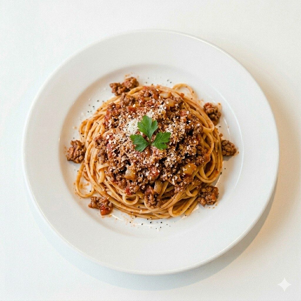 Pasta Bolognese.