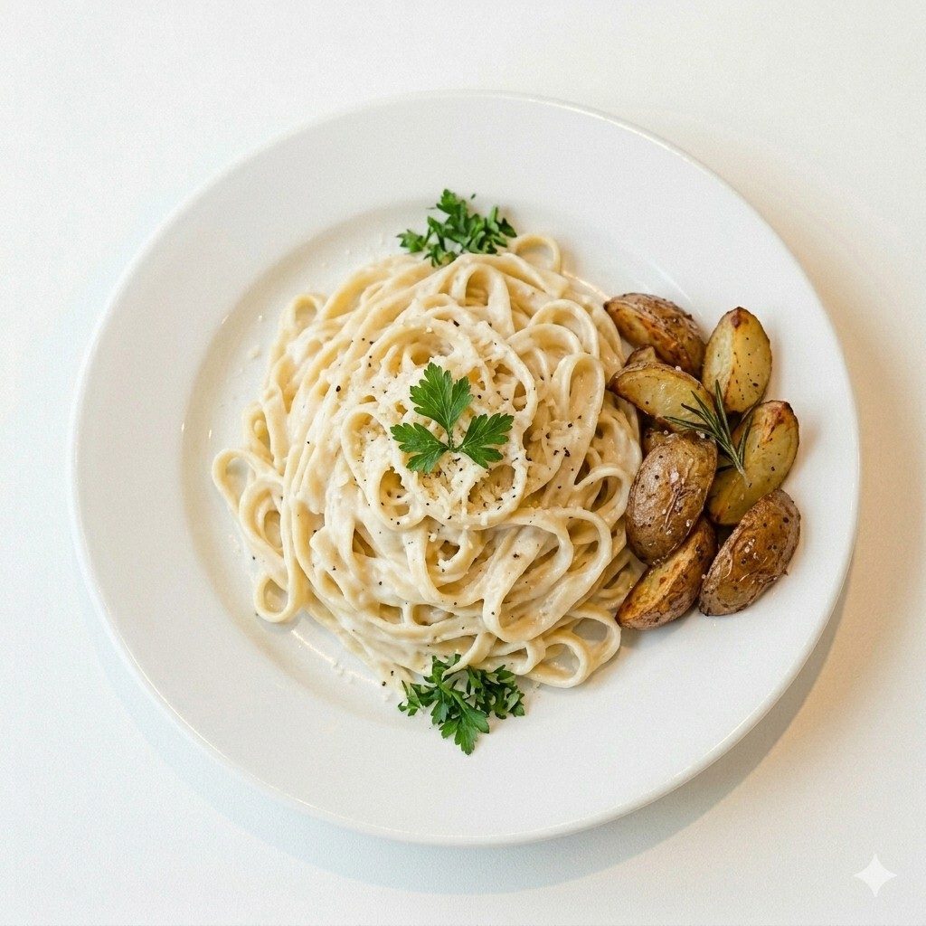 Pasta Alfredo.