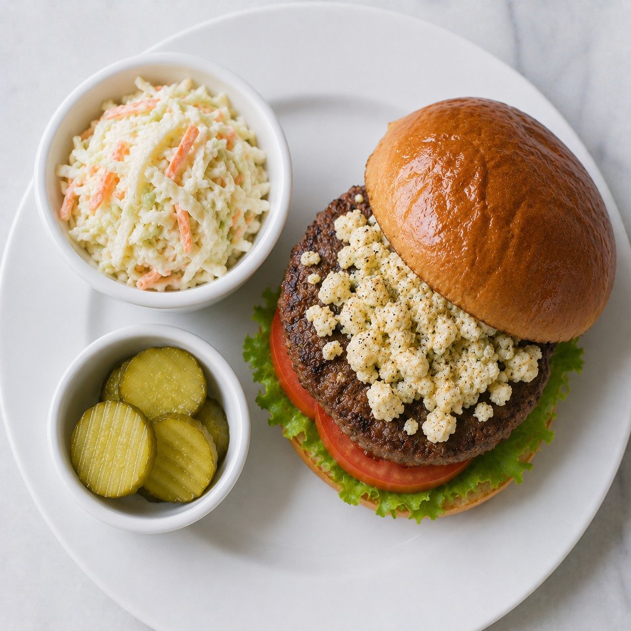 Feta Burger.