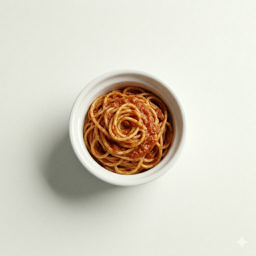 Side of Spaghetti with Marinara Sauce.