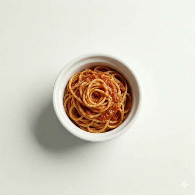 Side of Spaghetti with Marinara Sauce.