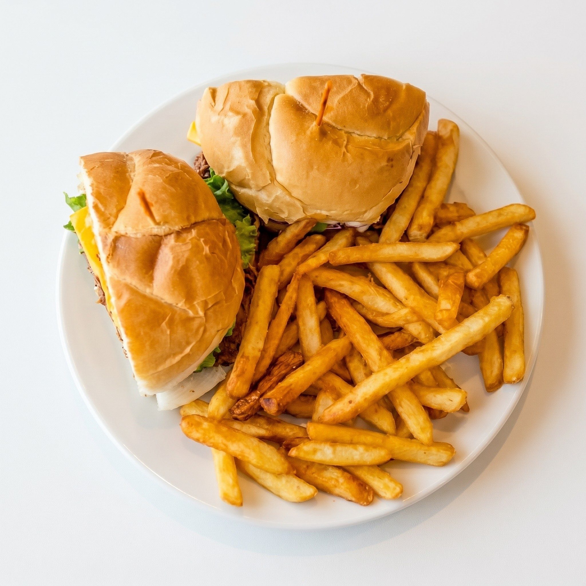 Burger Club Sandwich.