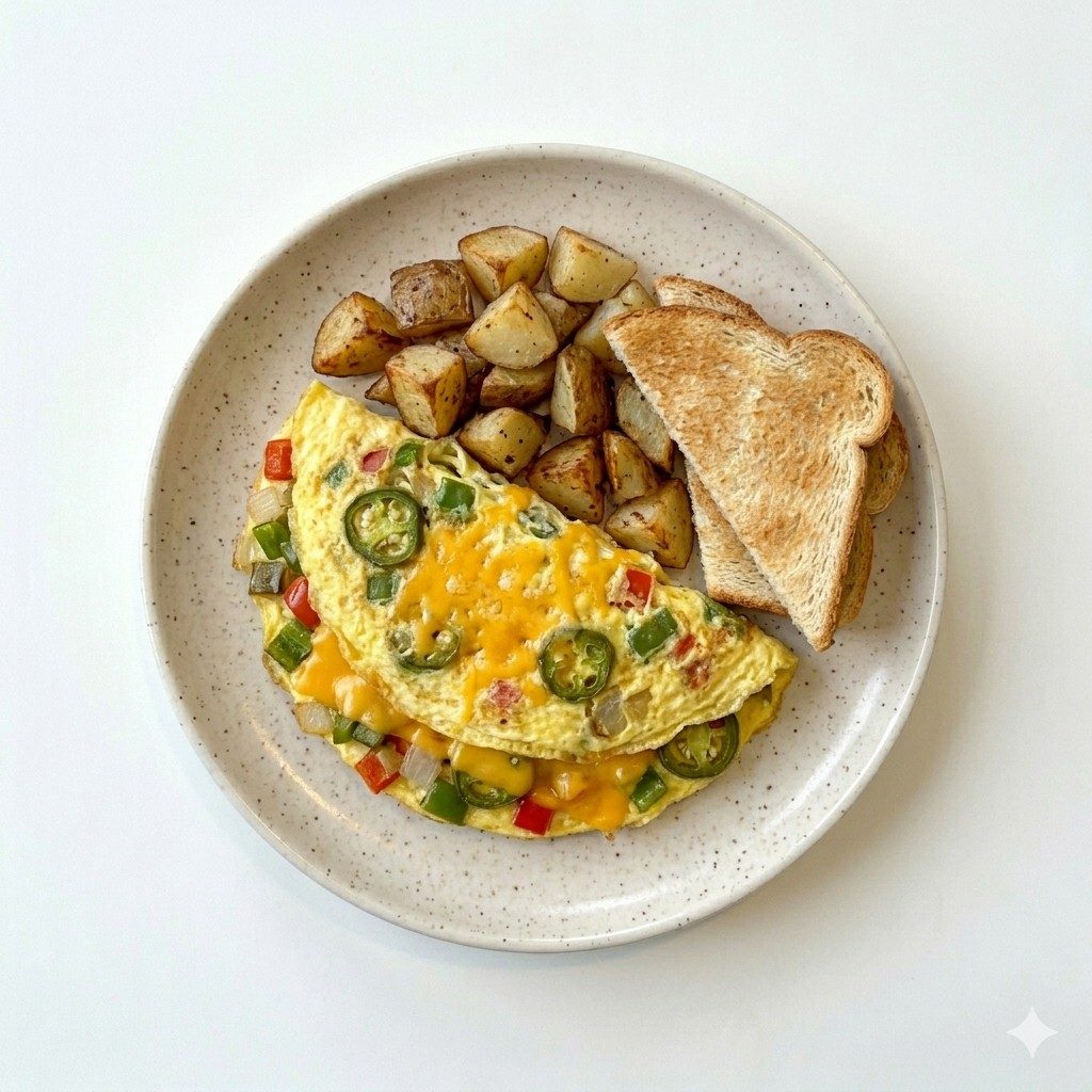 Mexican Omelette.
