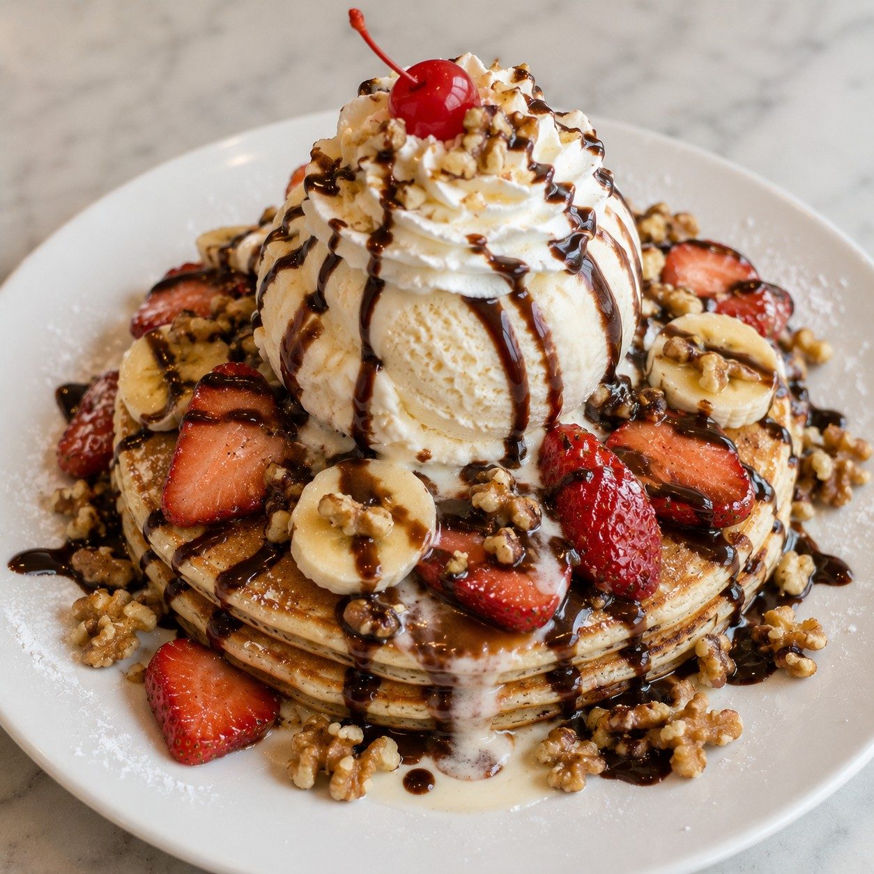 Super Sundae Pancakes.