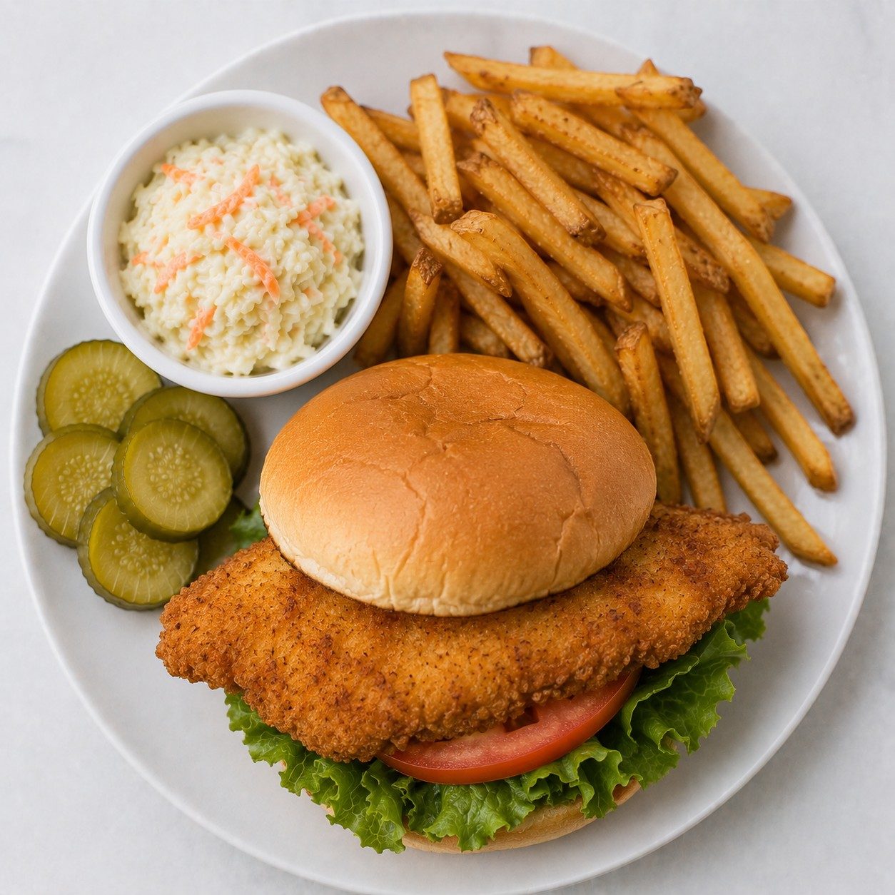 Fried Fillet Sandwich.