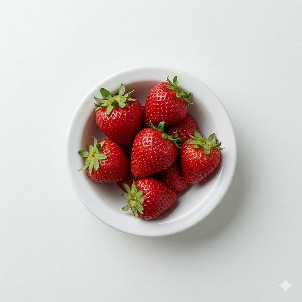 Fresh Strawberries.