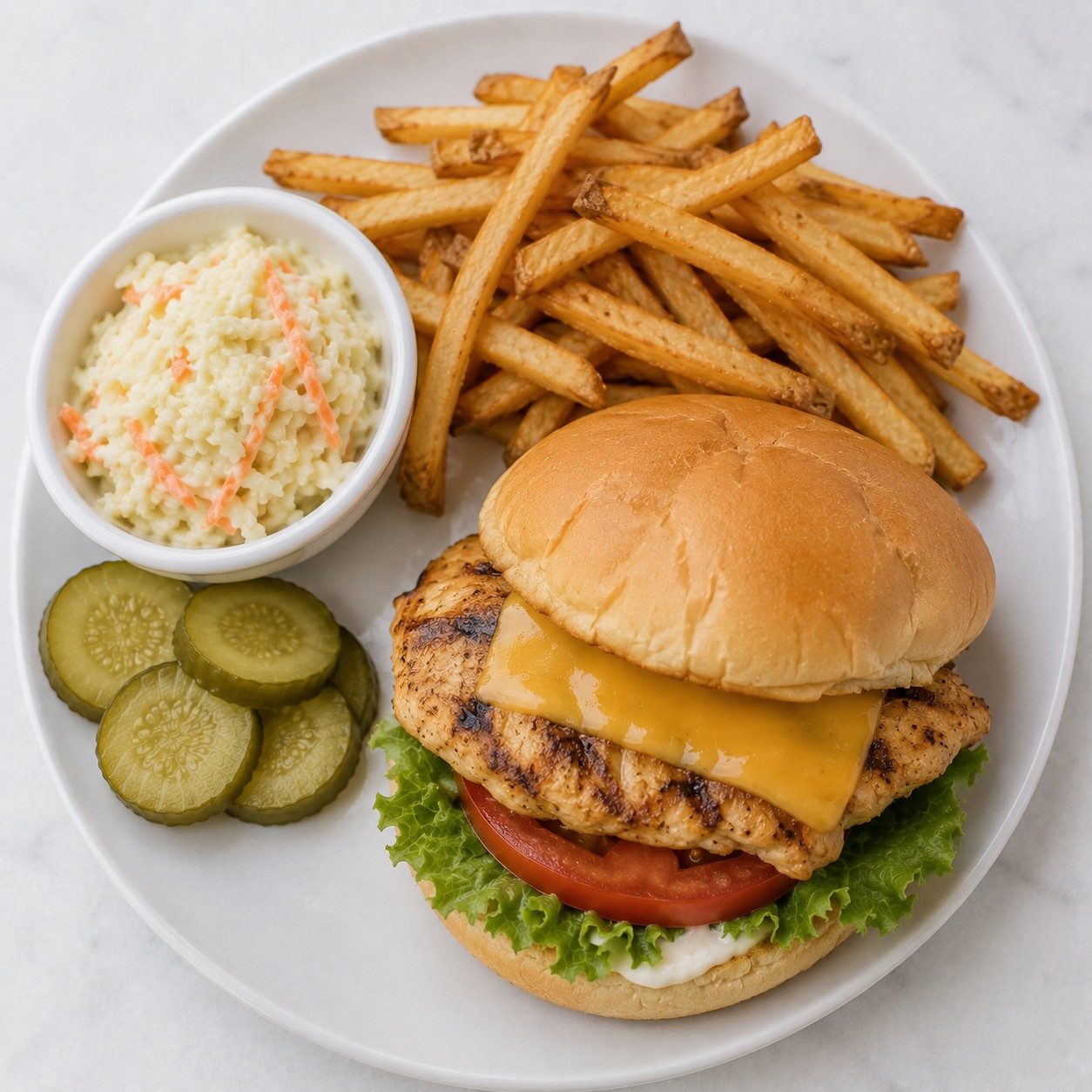 Classic Grilled Chicken Sandwich.