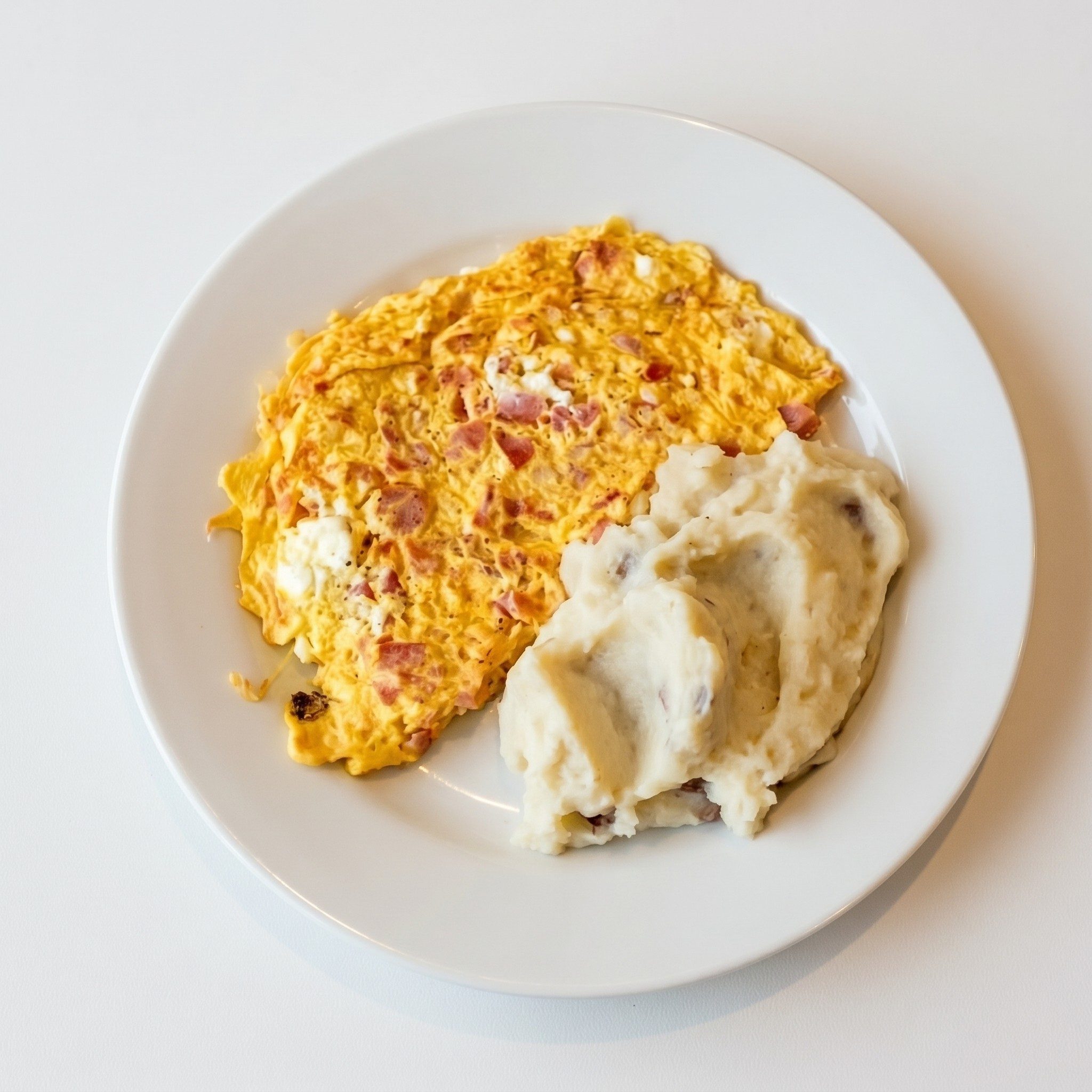 Greek Omelette Wrap.