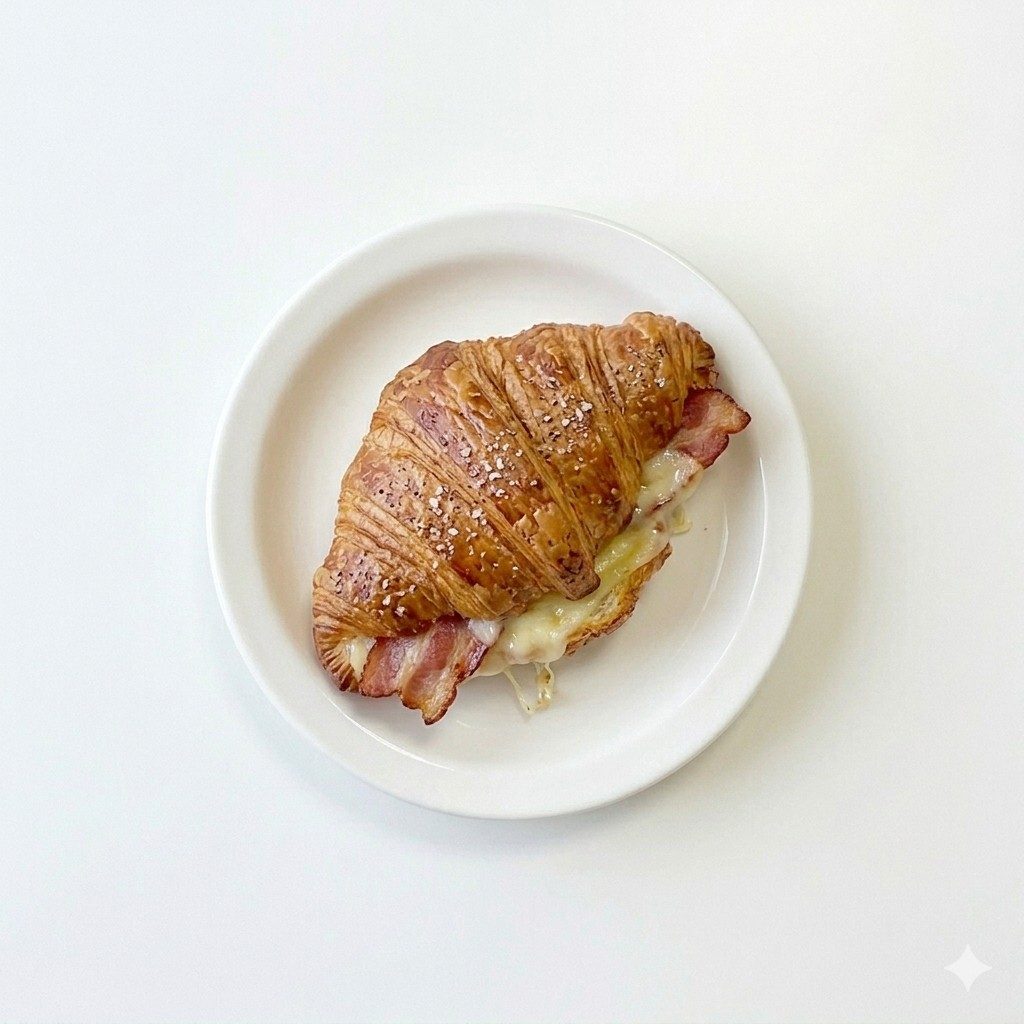 Turkey Bacon and Swiss Croissants.