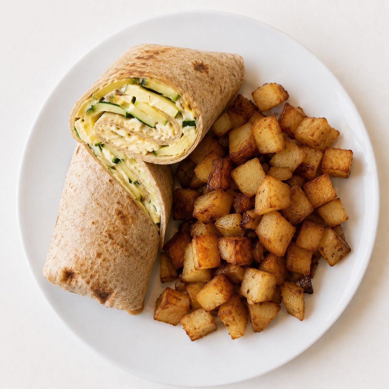 Health Omelette Wrap.